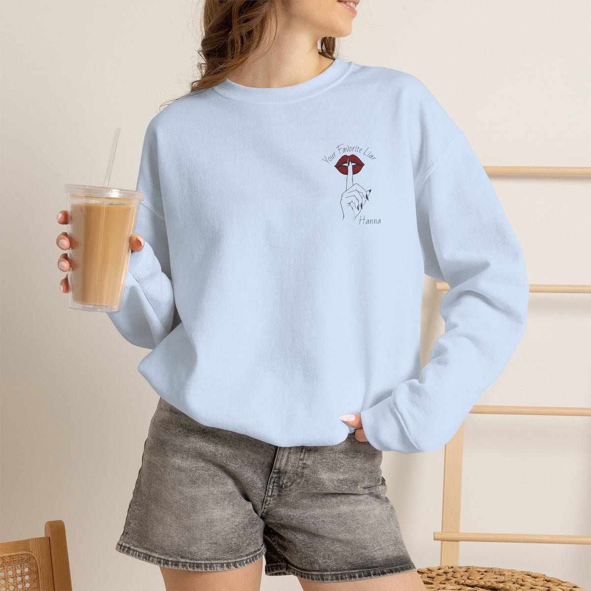 Your Favorite Liar Hanna's Txts Crewneck Sweatshirt