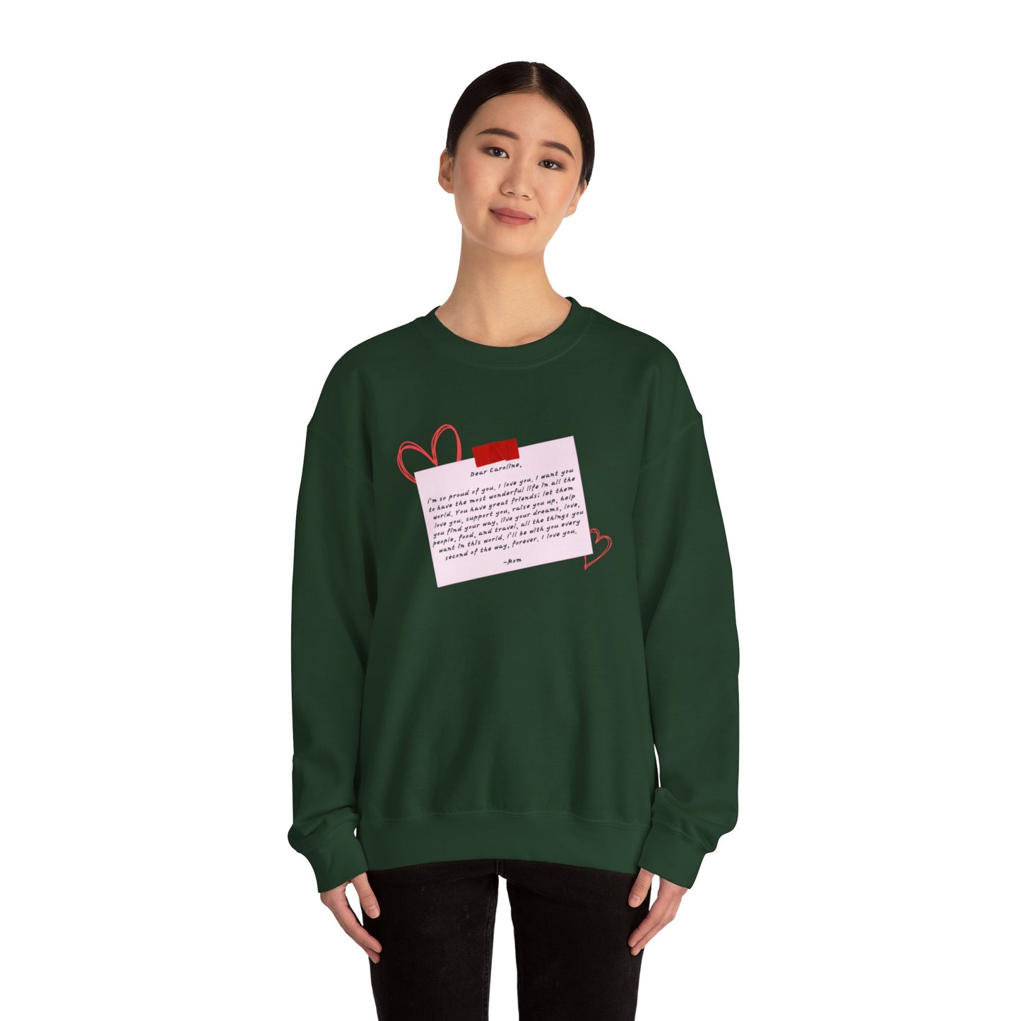 Caroline's Letter Crewneck Sweatshirt