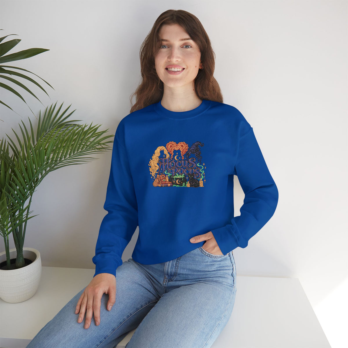 Hocus Pocus Crewneck Sweatshirt (Embroidery)