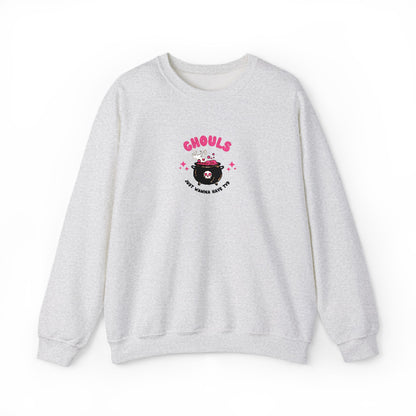 Ghouls Just Wanna Have Fun Crewneck Sweatshirt (Embroidery)