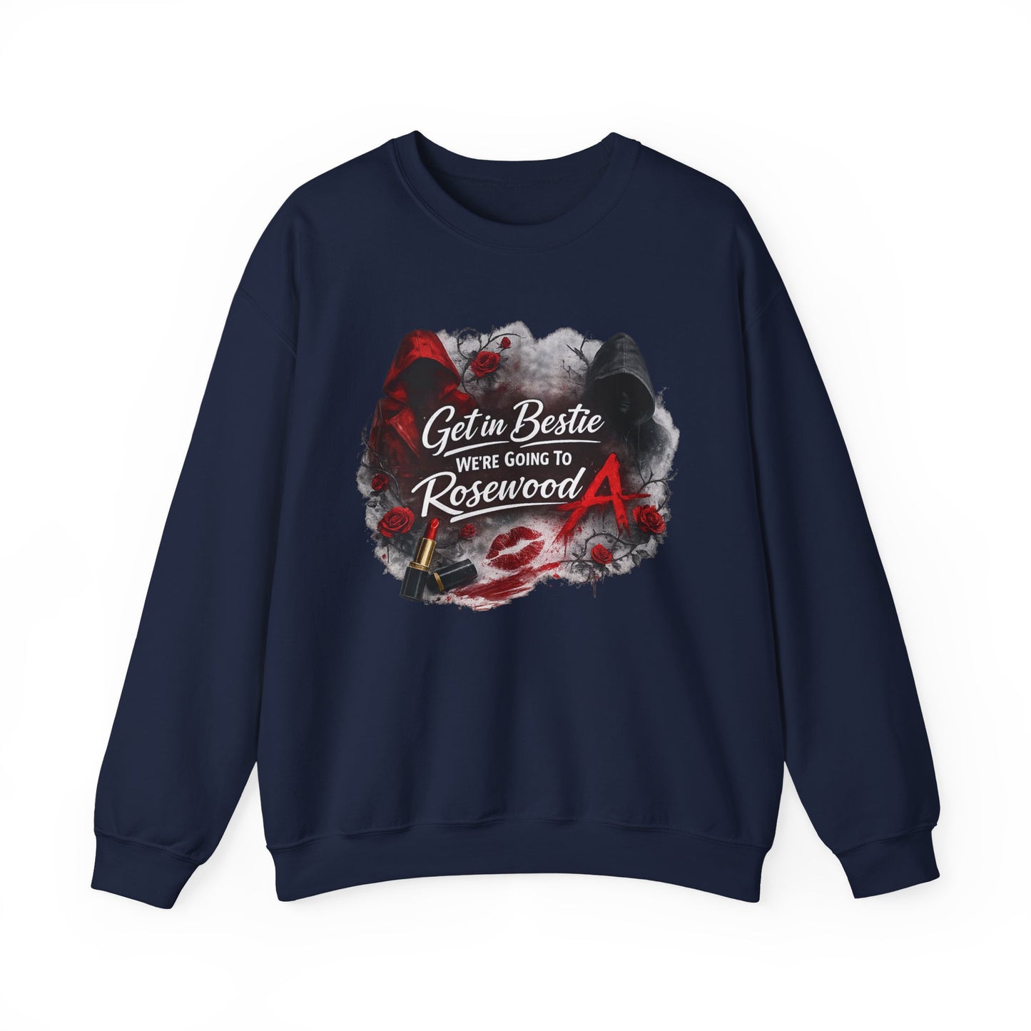 Get in Bestie (Rosewood) Crewneck Sweatshirt