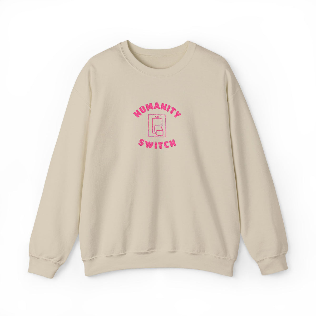 Humanity Switch Crewneck Sweatshirt (Embroidery)