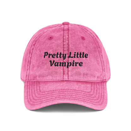 Pretty Little Vampire Vintage Cap (Embroidery)