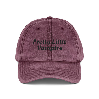 Pretty Little Vampire Vintage Cap (Embroidery)