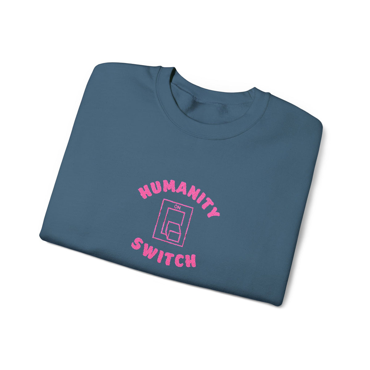 Humanity Switch Crewneck Sweatshirt (Embroidery)