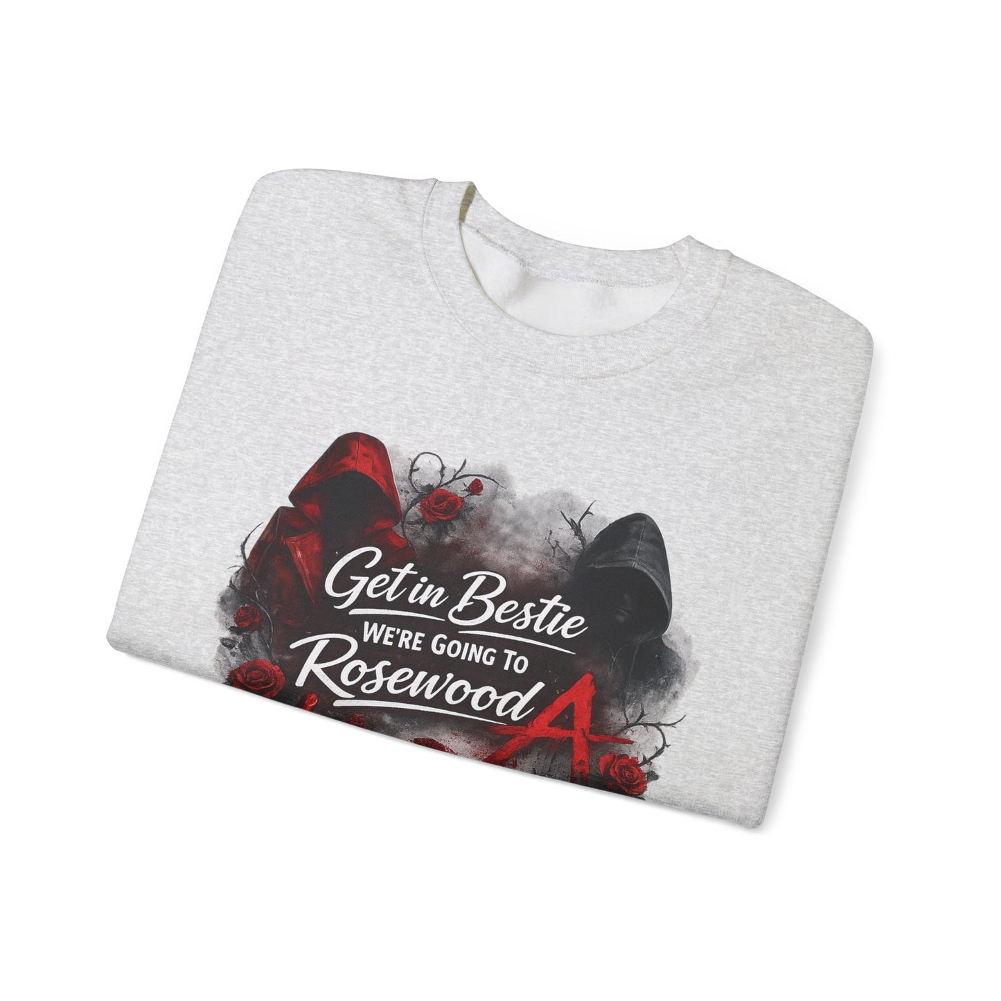 Get in Bestie (Rosewood) Crewneck Sweatshirt
