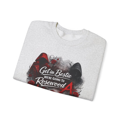 Get in Bestie (Rosewood) Crewneck Sweatshirt