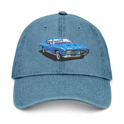 Damon's Car Denim Hat (Embroidery)