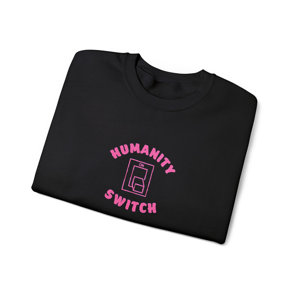 Humanity Switch Crewneck Sweatshirt (Embroidery)