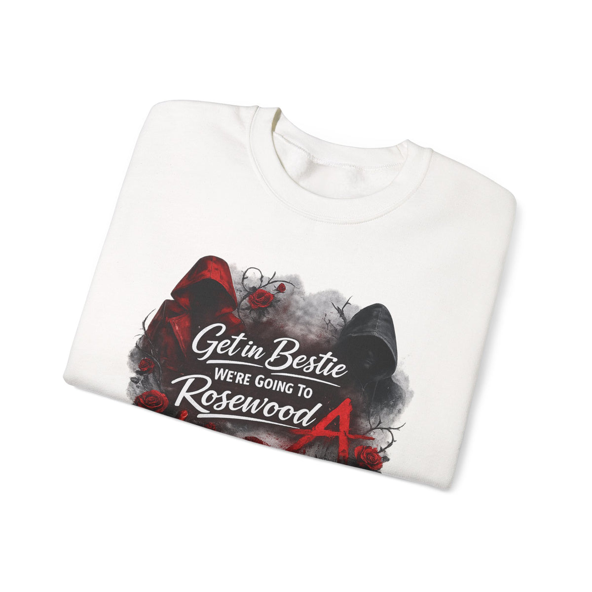 Get in Bestie (Rosewood) Crewneck Sweatshirt
