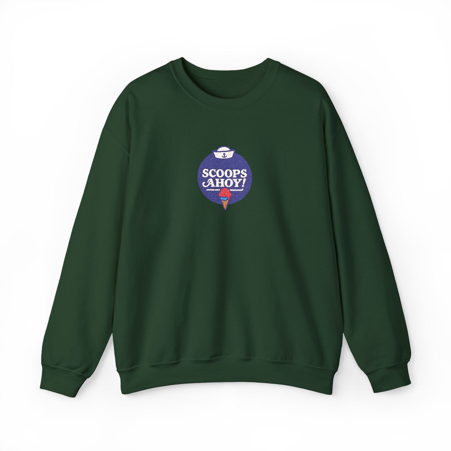 Scoops Ahoy Crewneck Sweatshirt (Embroidery)