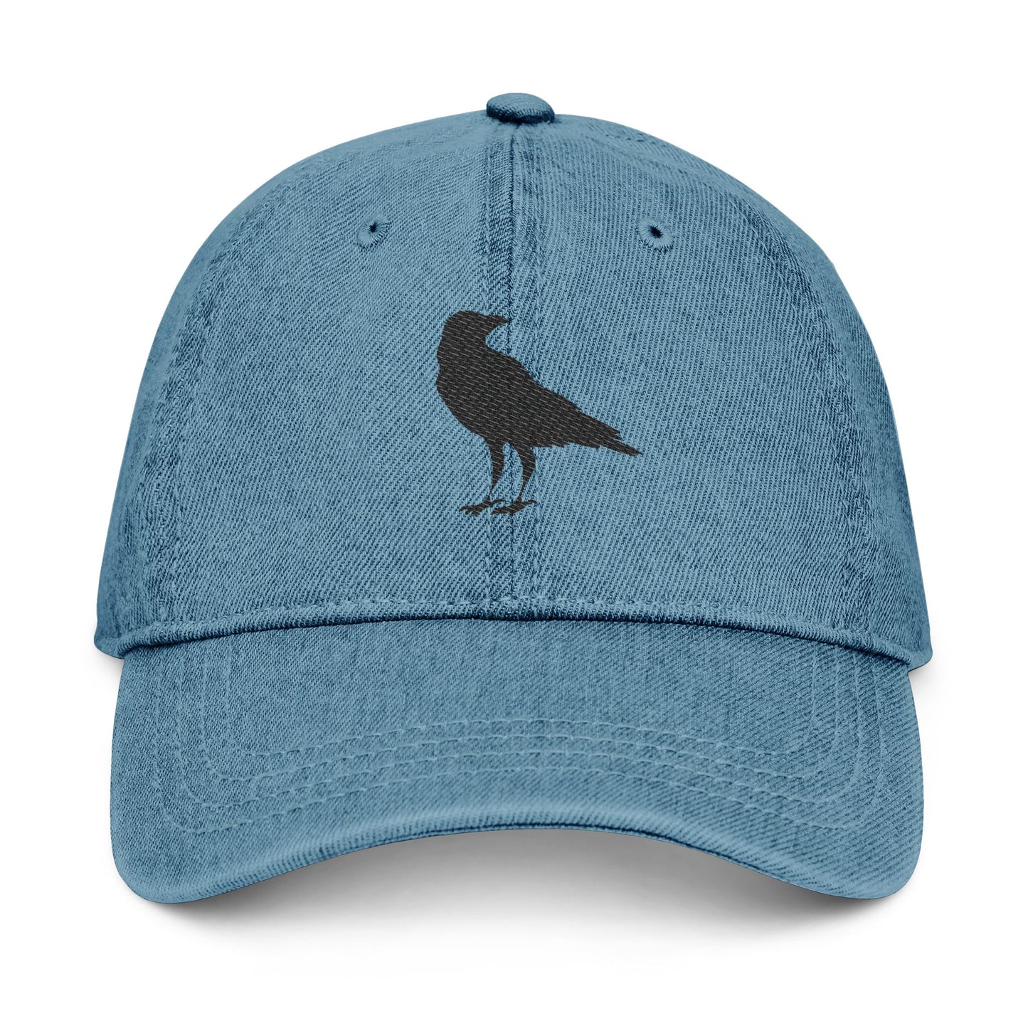 Crow Denim Hat (Embroidery)