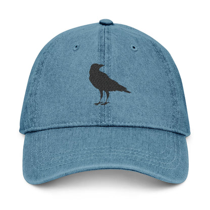 Crow Denim Hat (Embroidery)