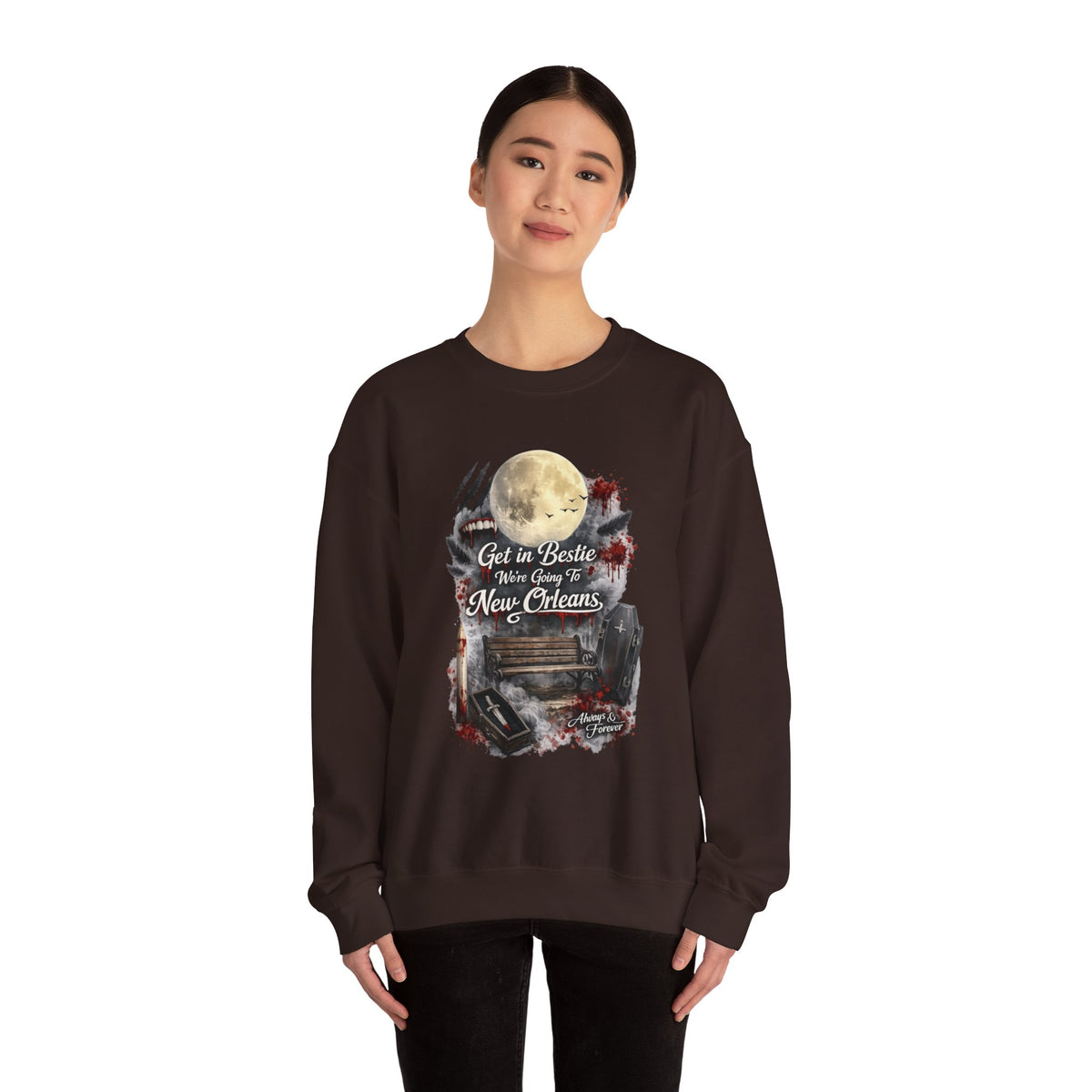 Get in Bestie (New Orleans) Crewneck Sweatshirt