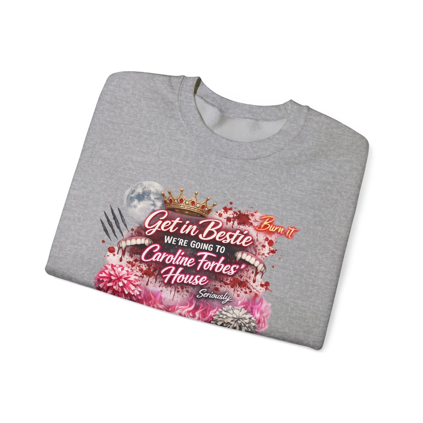 Get in Bestie (Caroline Forbes') Crewneck Sweatshirt