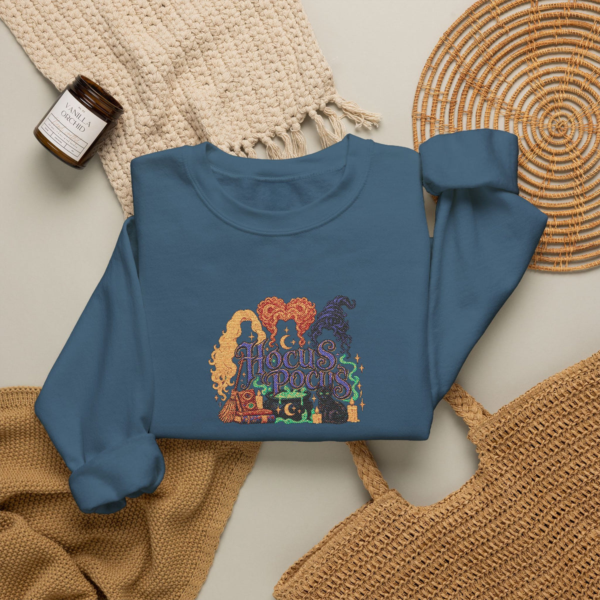 Hocus Pocus Crewneck Sweatshirt (Embroidery)