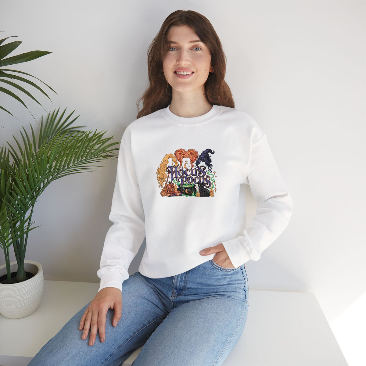 Hocus Pocus Crewneck Sweatshirt (Embroidery)
