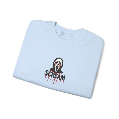 Scream Crewneck Sweatshirt (Embroidery)
