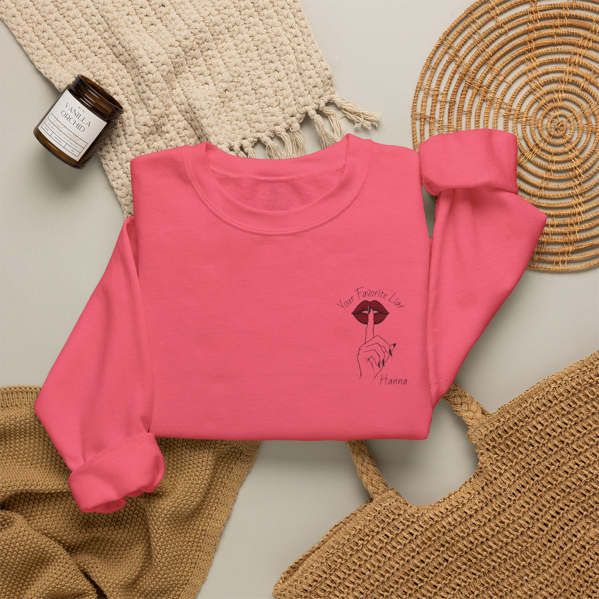Your Favorite Liar Hanna's Txts Crewneck Sweatshirt