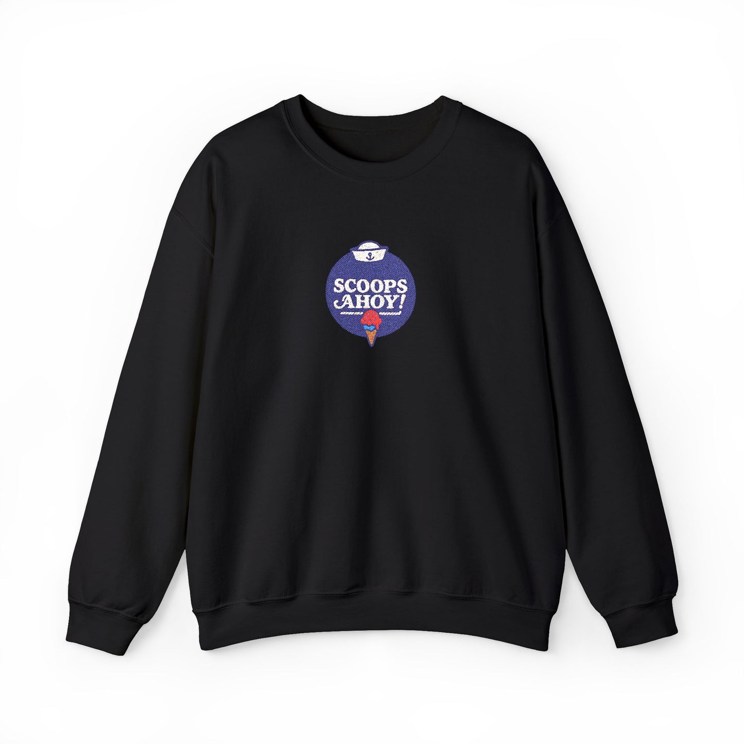 Scoops Ahoy Crewneck Sweatshirt (Embroidery)