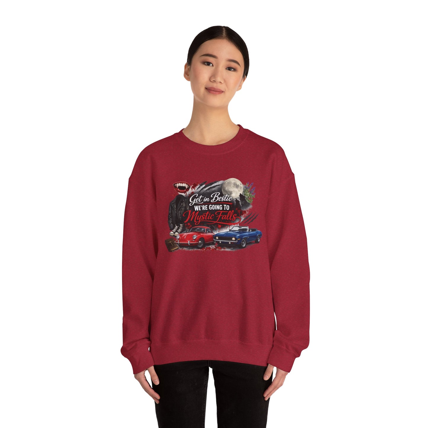 Get in Bestie (Mystic Falls) Crewneck Sweatshirt