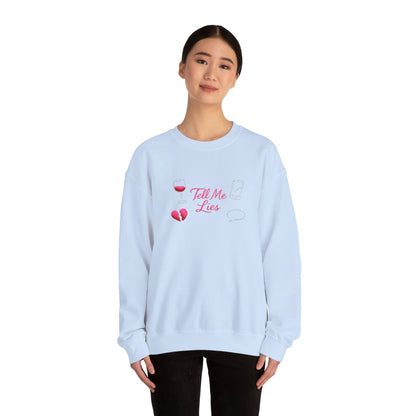Tell Me Lies Crewneck Sweatshirt (Embroidery)