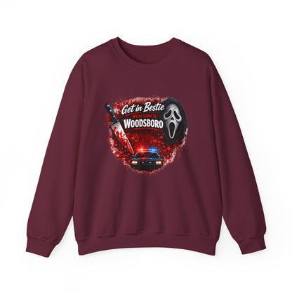 Get in Bestie (Woodsboro) Crewneck Sweatshirt