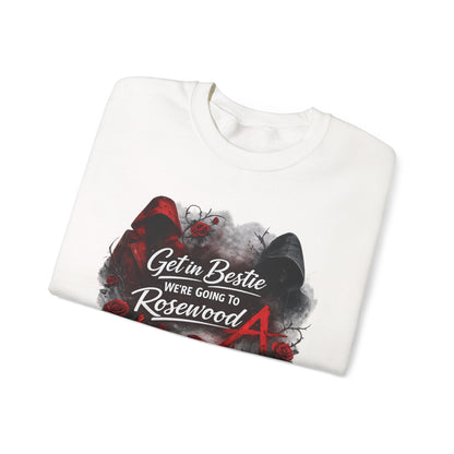 Get in Bestie (Rosewood) Crewneck Sweatshirt