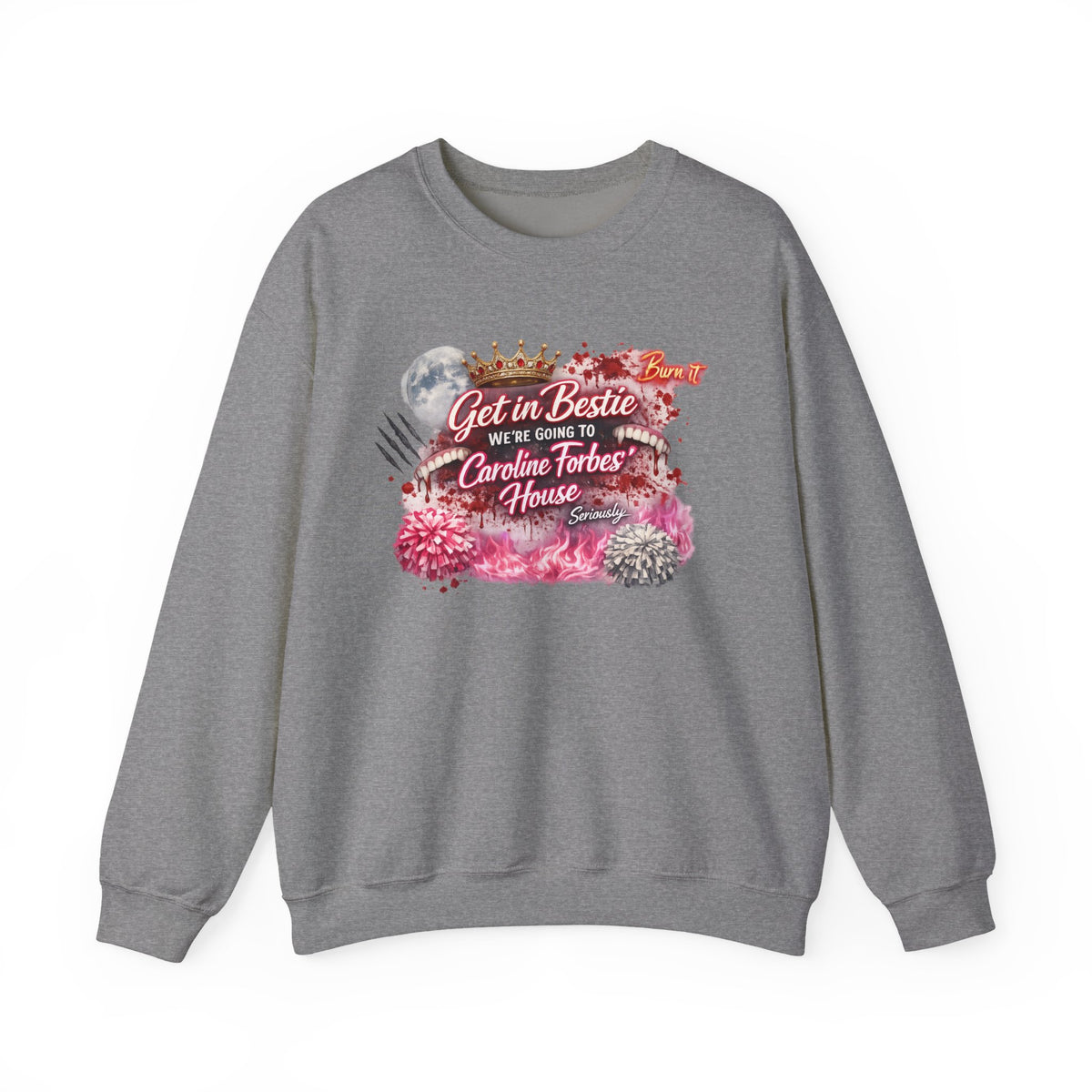 Get in Bestie (Caroline Forbes') Crewneck Sweatshirt