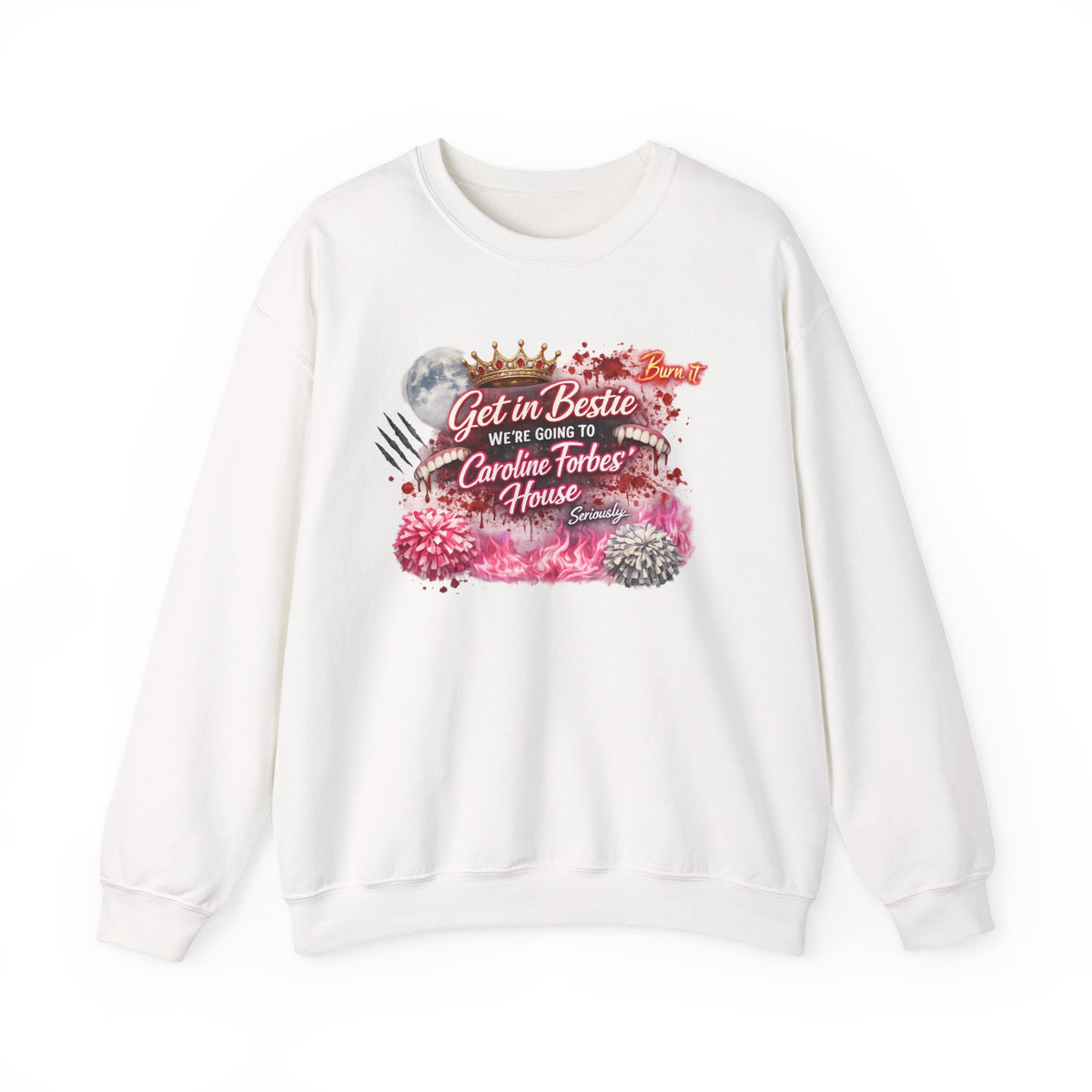 Get in Bestie (Caroline Forbes') Crewneck Sweatshirt