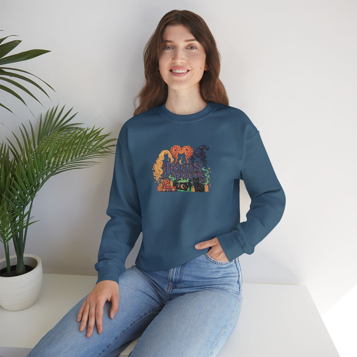 Hocus Pocus Crewneck Sweatshirt (Embroidery)