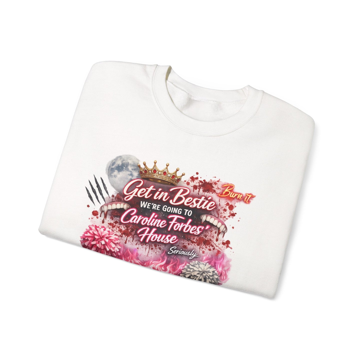 Get in Bestie (Caroline Forbes') Crewneck Sweatshirt
