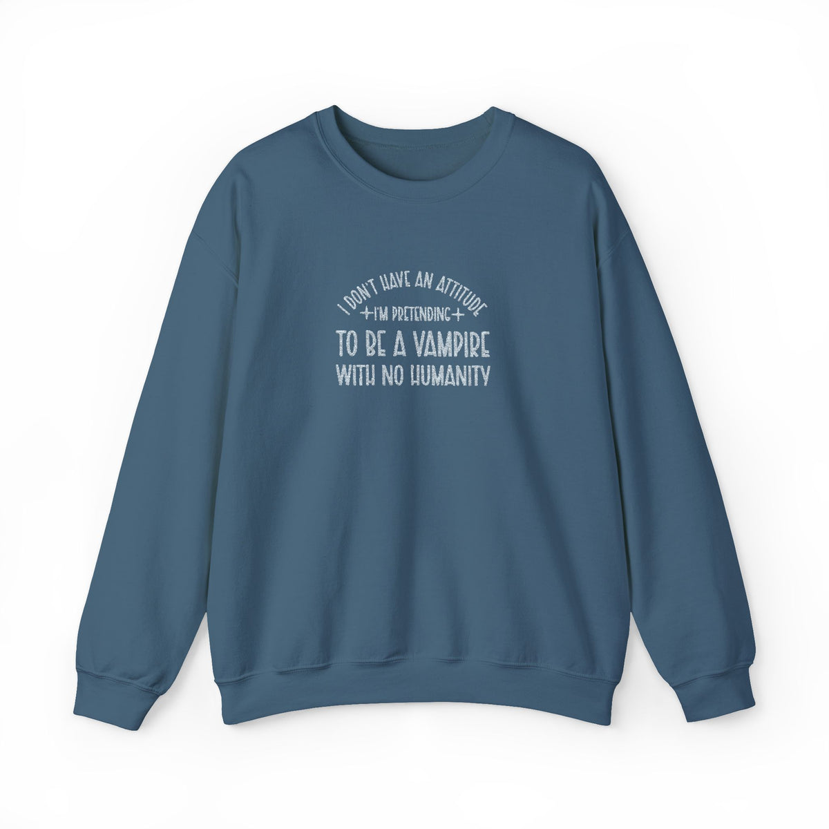 Vampire Humanity Crewneck Sweatshirt (Embroidery)
