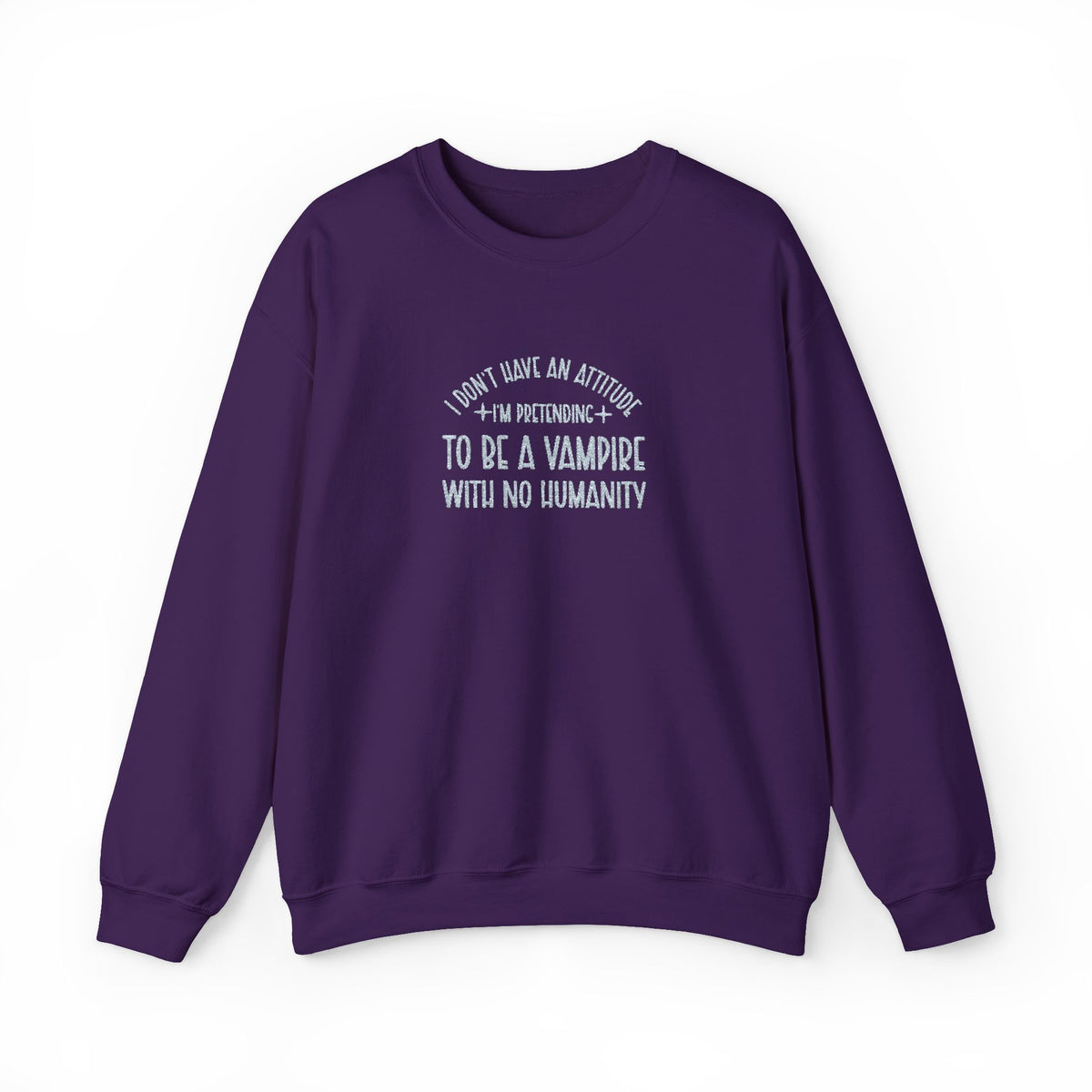 Vampire Humanity Crewneck Sweatshirt (Embroidery)