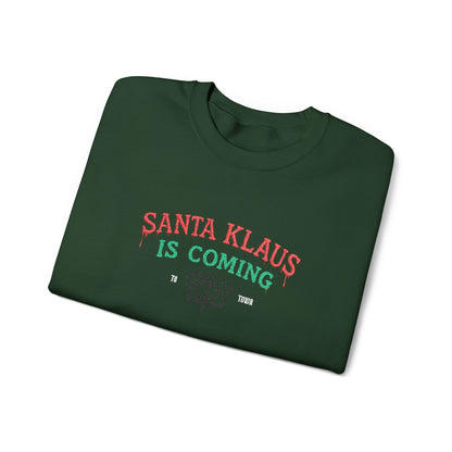 Santa Klaus Crewneck Sweatshirt (Embroidery)