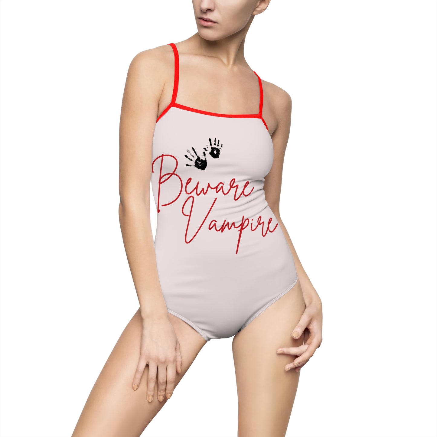 Beware Vampire One-piece Swimsuit