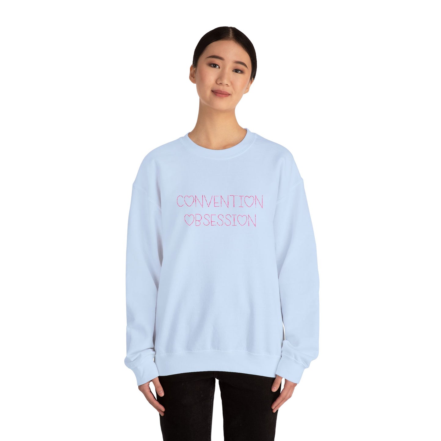 Convention Obsession Crewneck Sweatshirt (Embroidery)