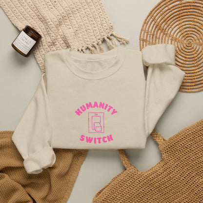 Humanity Switch Crewneck Sweatshirt (Embroidery)