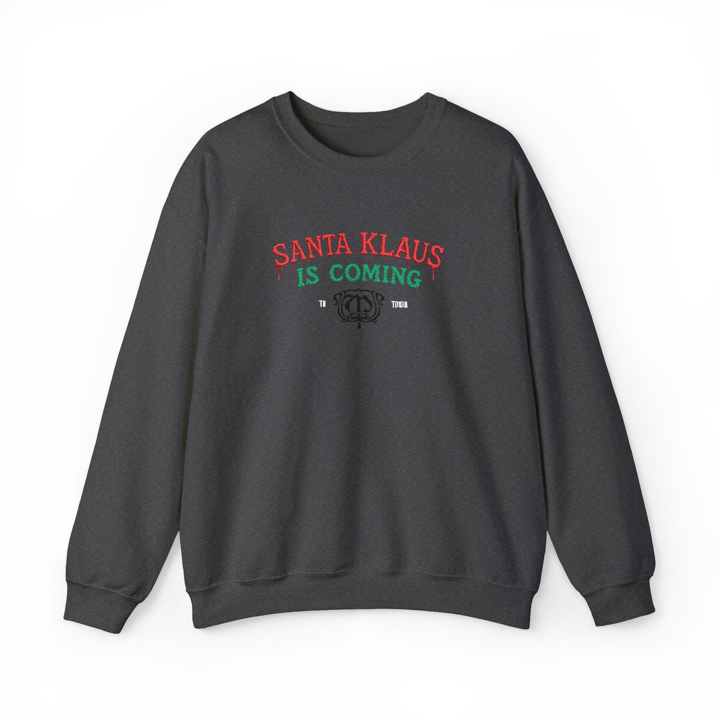 Santa Klaus Crewneck Sweatshirt (Embroidery)