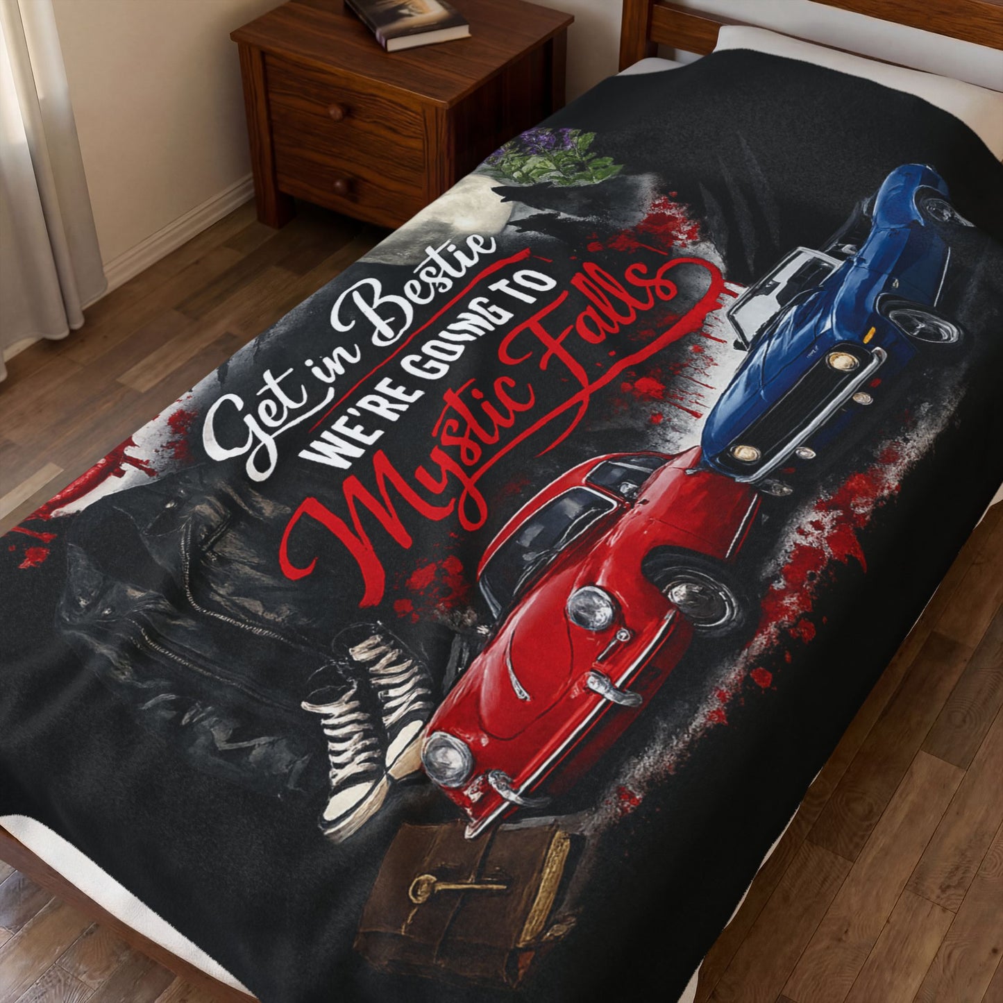Mystic Falls Velveteen Plush Blanket