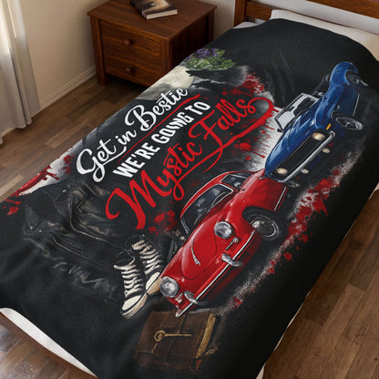 Mystic Falls Velveteen Plush Blanket
