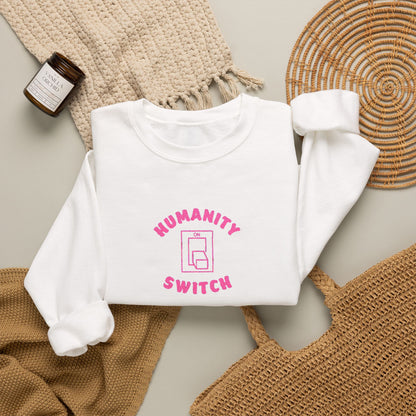 Humanity Switch Crewneck Sweatshirt (Embroidery)