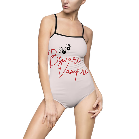 Beware Vampire One-piece Swimsuit
