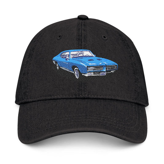 Damon's Car Denim Hat (Embroidery)