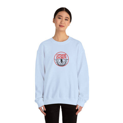 Upside Down Crewneck Sweatshirt (Embroidery)