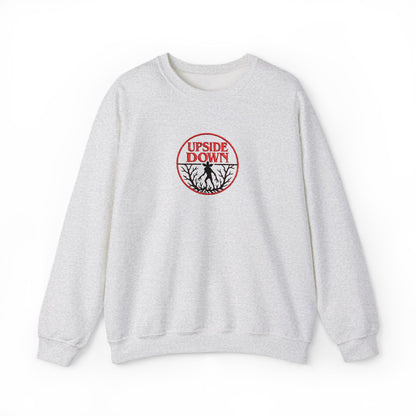 Upside Down Crewneck Sweatshirt (Embroidery)