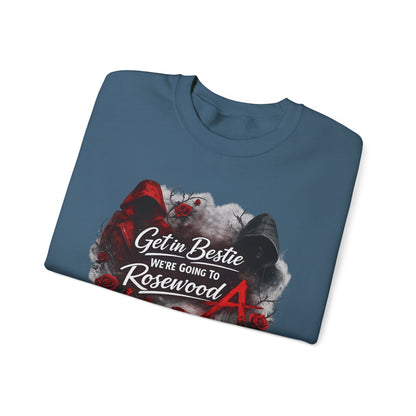 Get in Bestie (Rosewood) Crewneck Sweatshirt