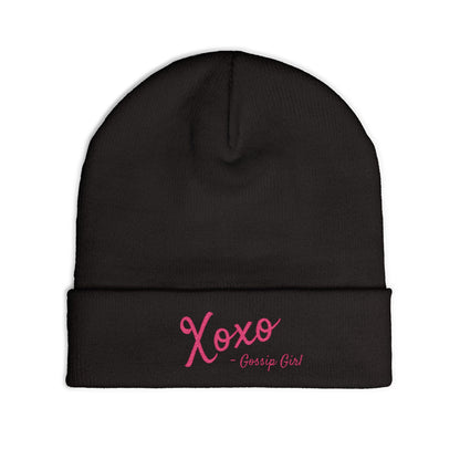 Xoxo Knit Beanie (Embroidery)