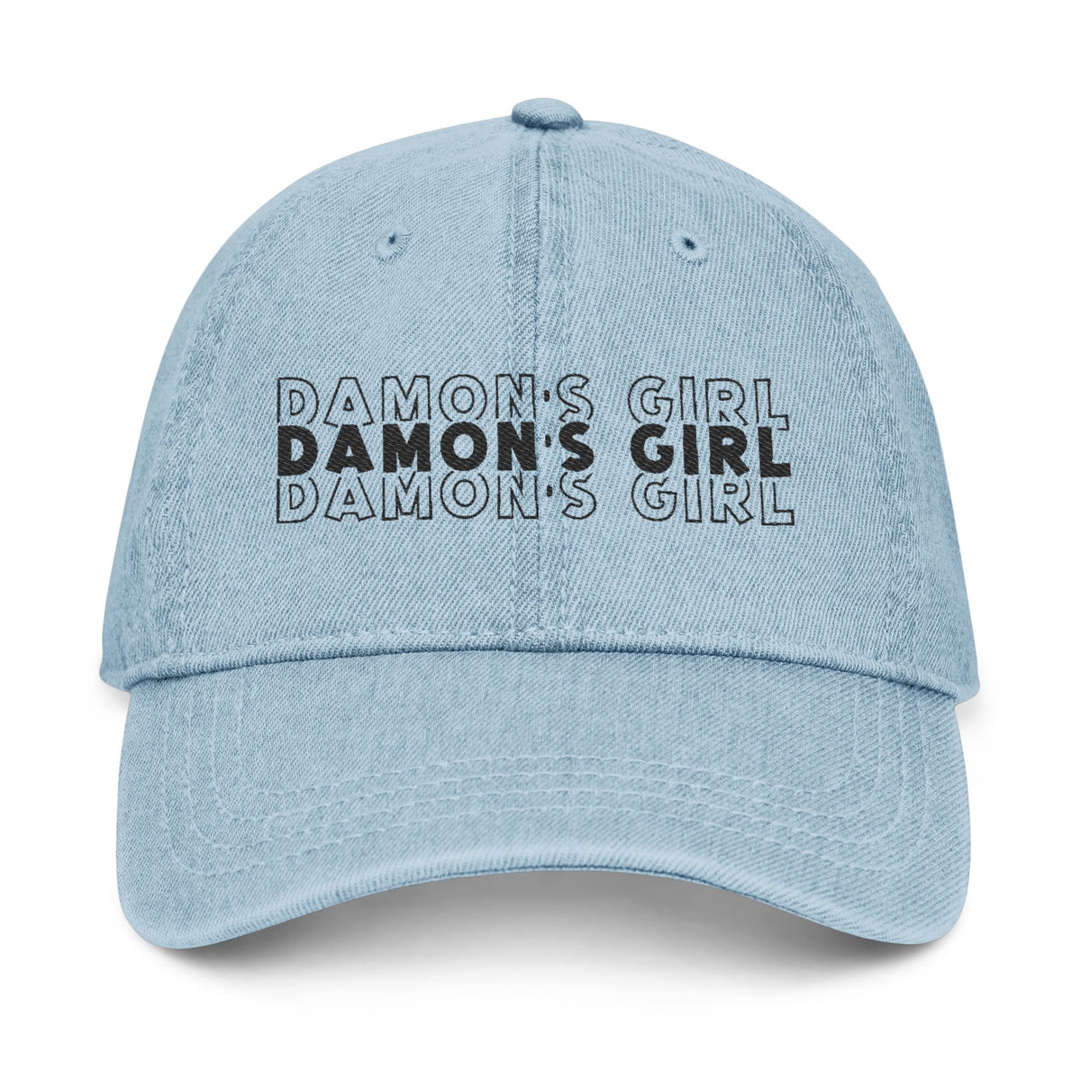 Damon's Girl Denim Hat (Embroidery)