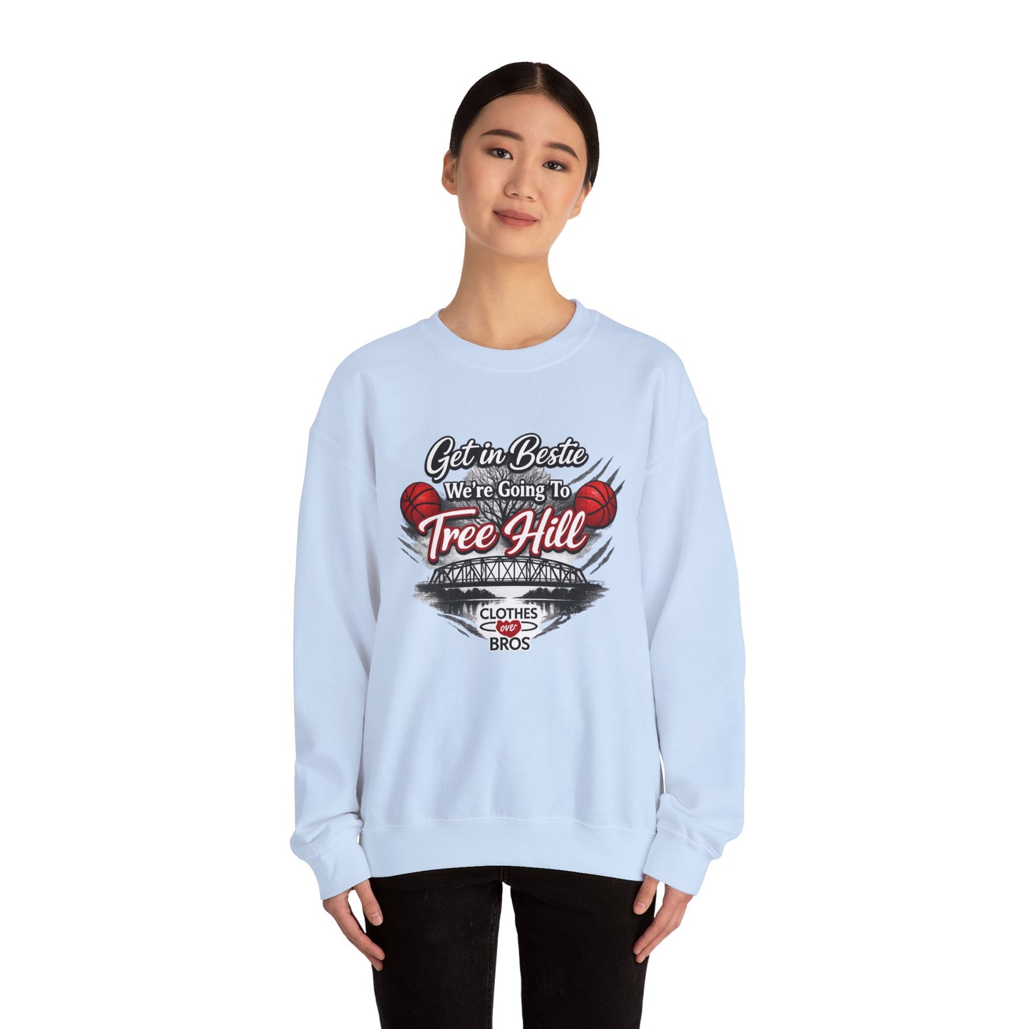 Get in Bestie (Tree Hill) Crewneck Sweatshirt